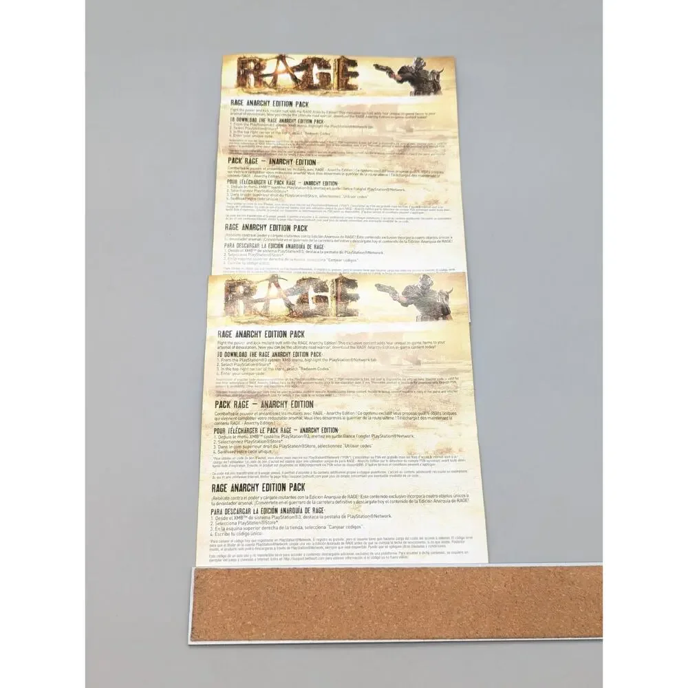 Rage PlayStation 3 PS3 Complete Video Game Tested